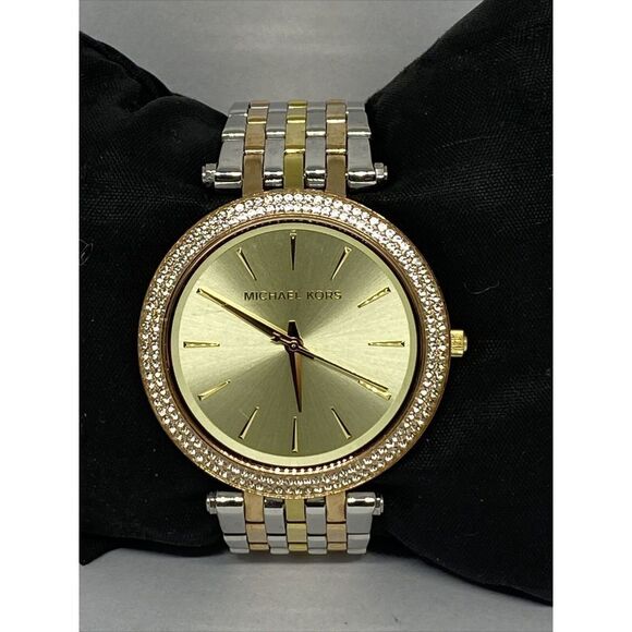 Michael Kors Darci MK3406 Womens Stainless Steel Analog Dial Quartz Watch VK407 - Picture 3 of 12